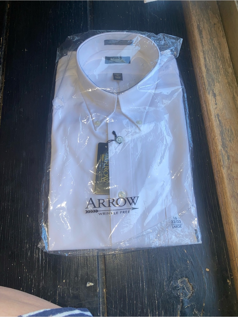 Arrow Men’s White Dress Shirt - Point Collar